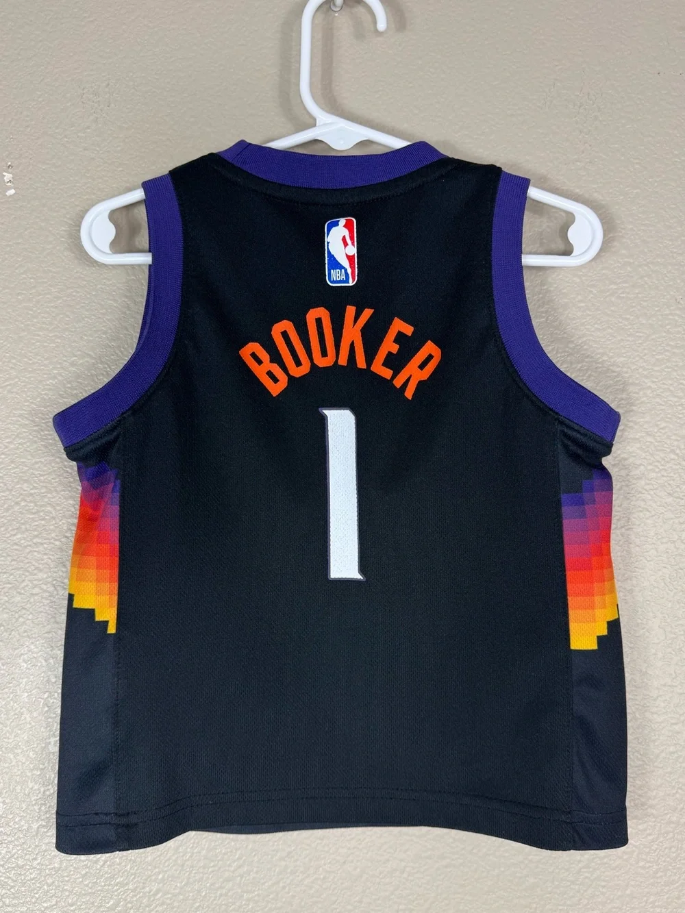 Nike Devin Booker Phoenix Suns The Valley Youth Swingman Jersey size 3T F